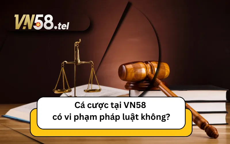 Cá cược tại VN58 có vi phạm pháp luật không?